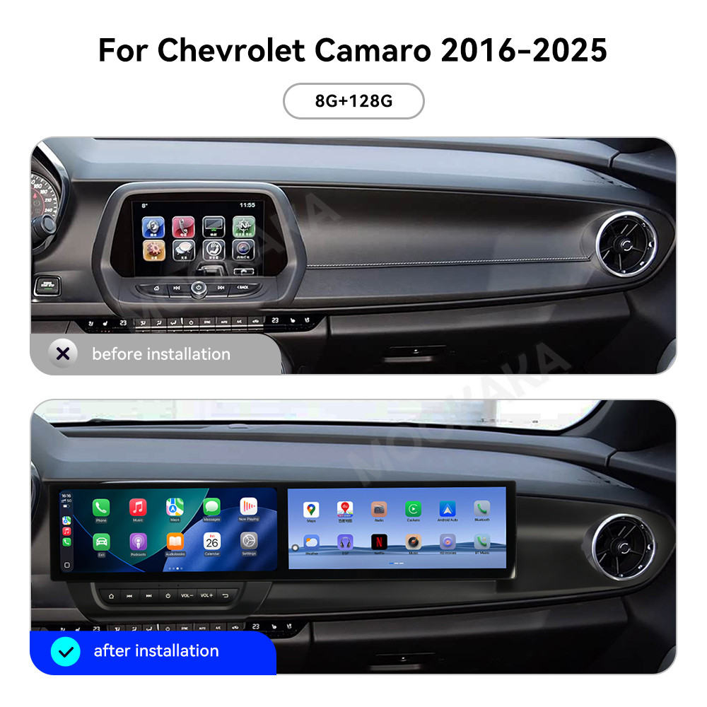 Dual 12.3'' Wireless Carplay F - Phone Accessories Display Board review and price