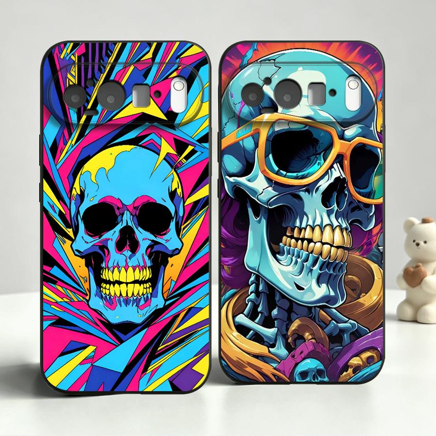 Neon Pop Art Skull Case for Go - Google Pixel 8A review and price