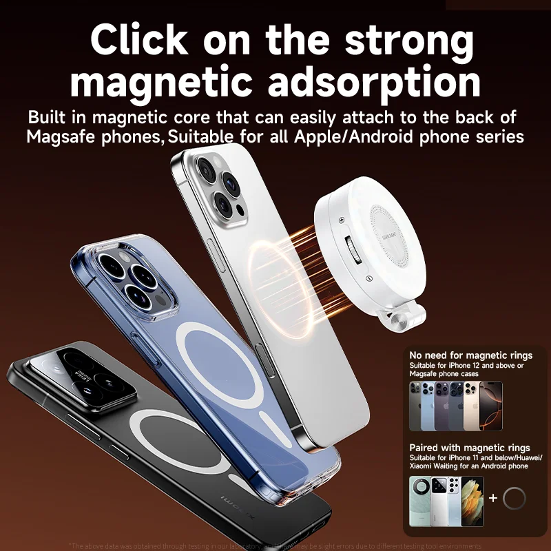 LED Selfie Fill Light for Mags - Phone Accessories Video review and price