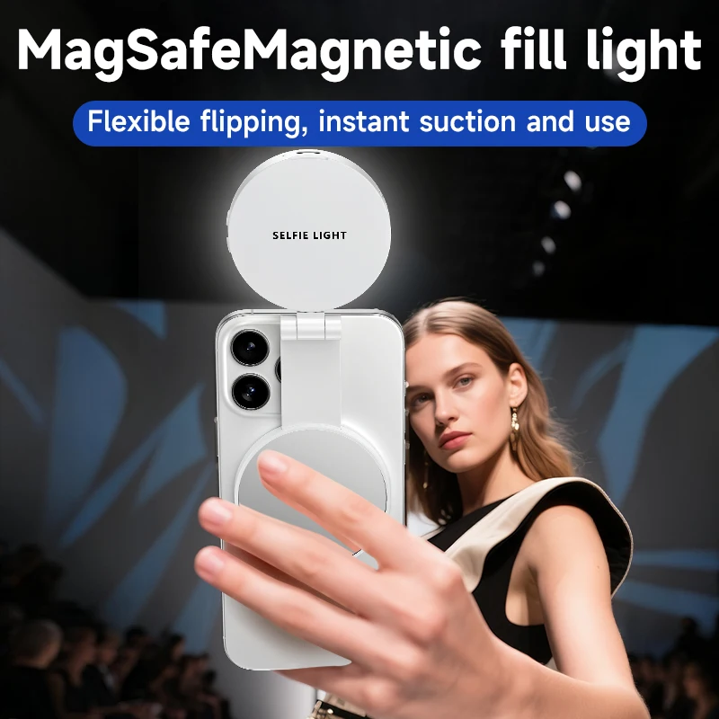LED Selfie Fill Light for Mags - Phone Accessories Video review and price