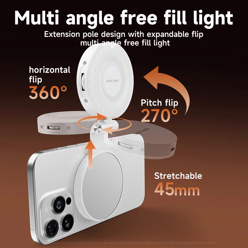 LED Selfie Fill Light for Mags - Phone Accessories Video review and price