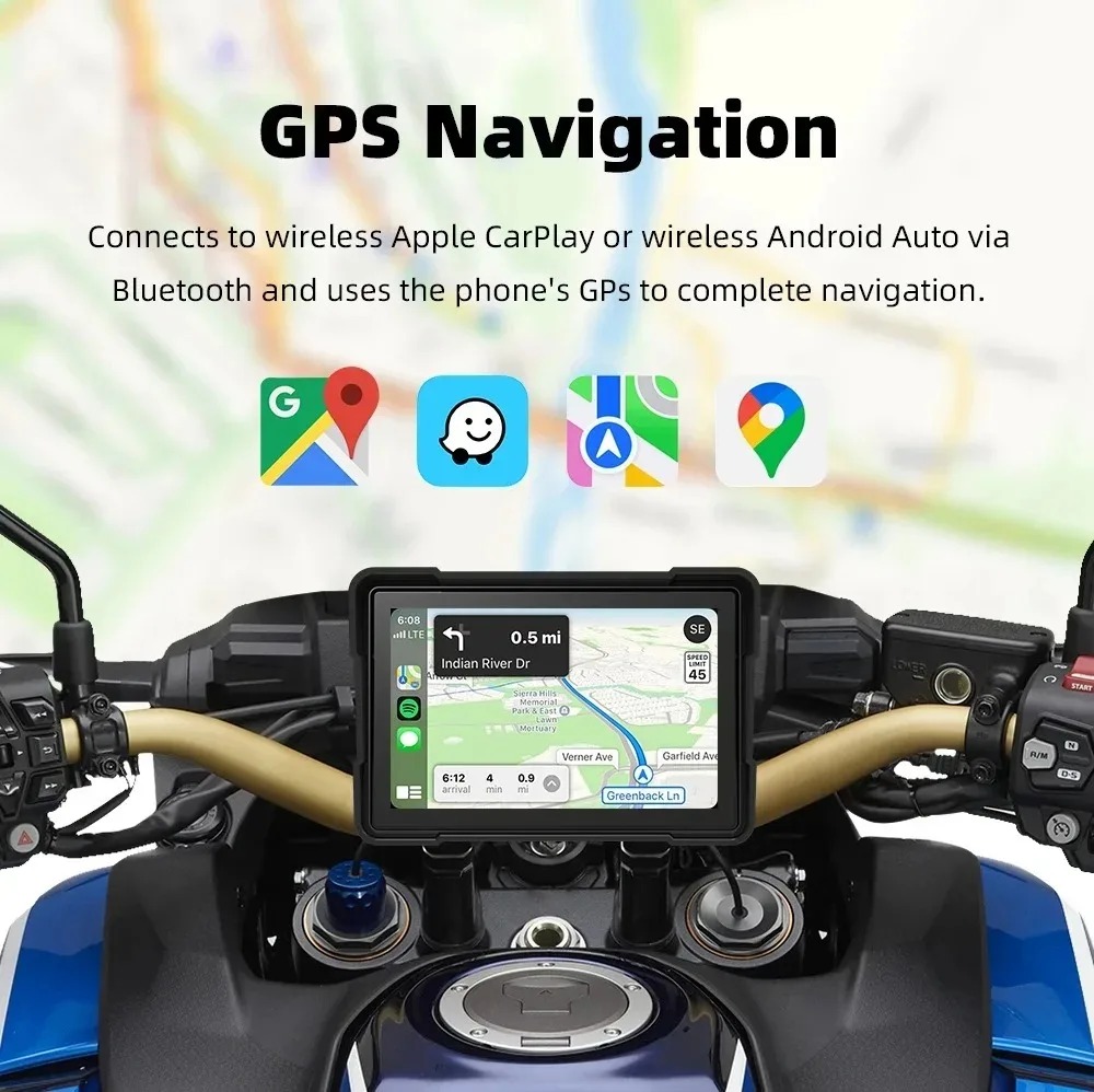5 Inch Motorcycle Portable GPS - Phone Accessories Display Board review and price
