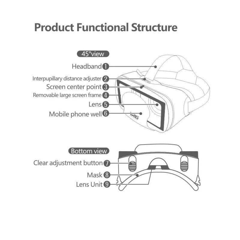 VRG Pro Virtual Reality VR Gla - Phone Accessories Video review and price