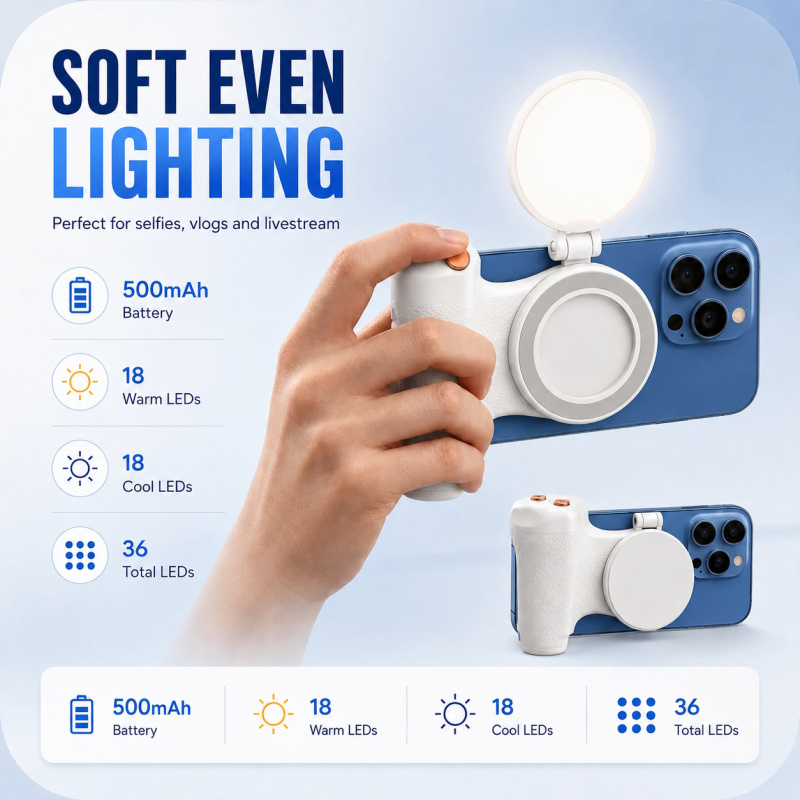 KM06 Magnetic Smartphone Camer - Phone Accessories Video review and price