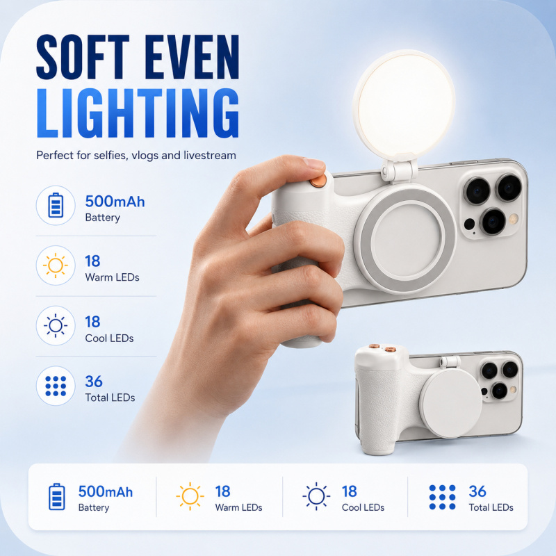 KM06 Magnetic Smartphone Camer - Phone Accessories Video review and price